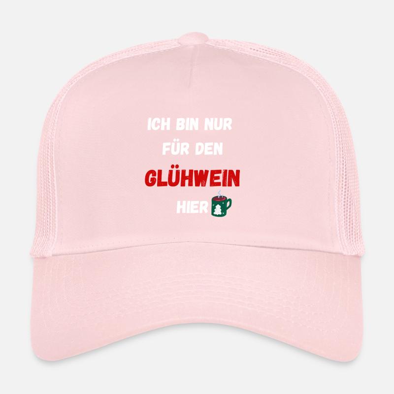 Weihnachtsbecher Spruchdesign Glühwein Trucker Cap