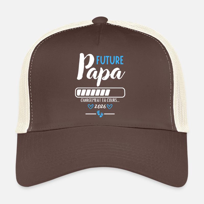 Future Dad 2026 Humor Schwangerschaft Loading Trucker Cap
