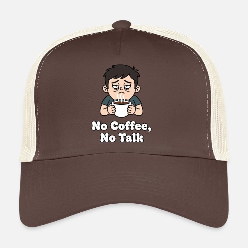 Pas de café, pas de discussion Casquette trucker 