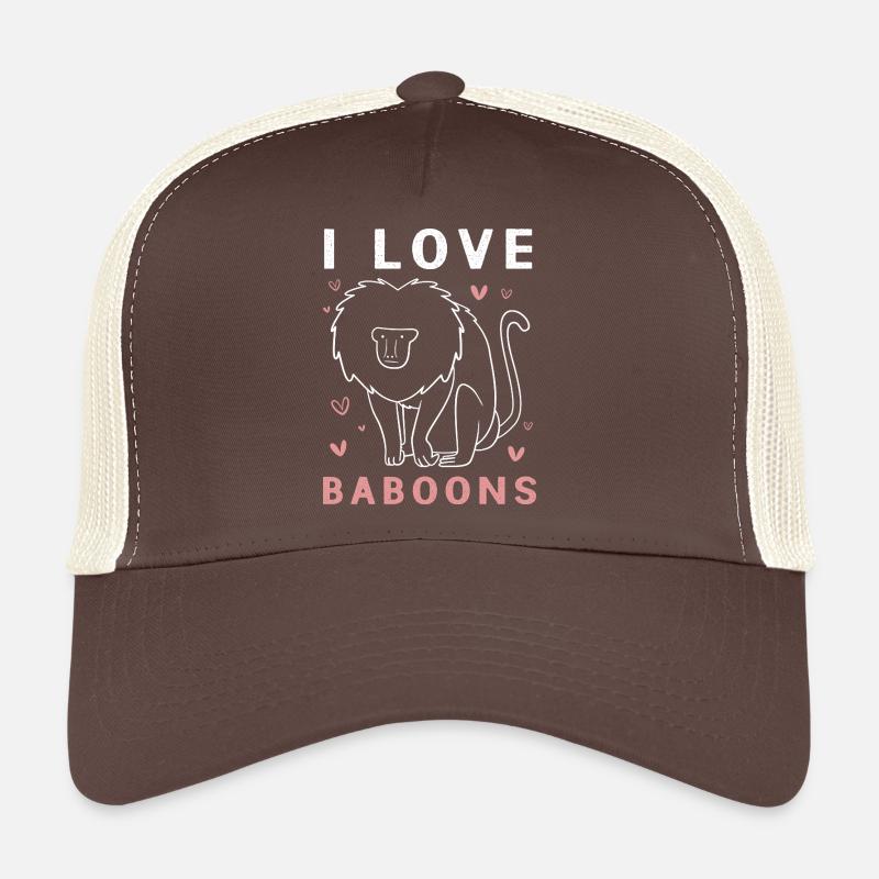 Babouin Primate Singe Babouin Casquette trucker 