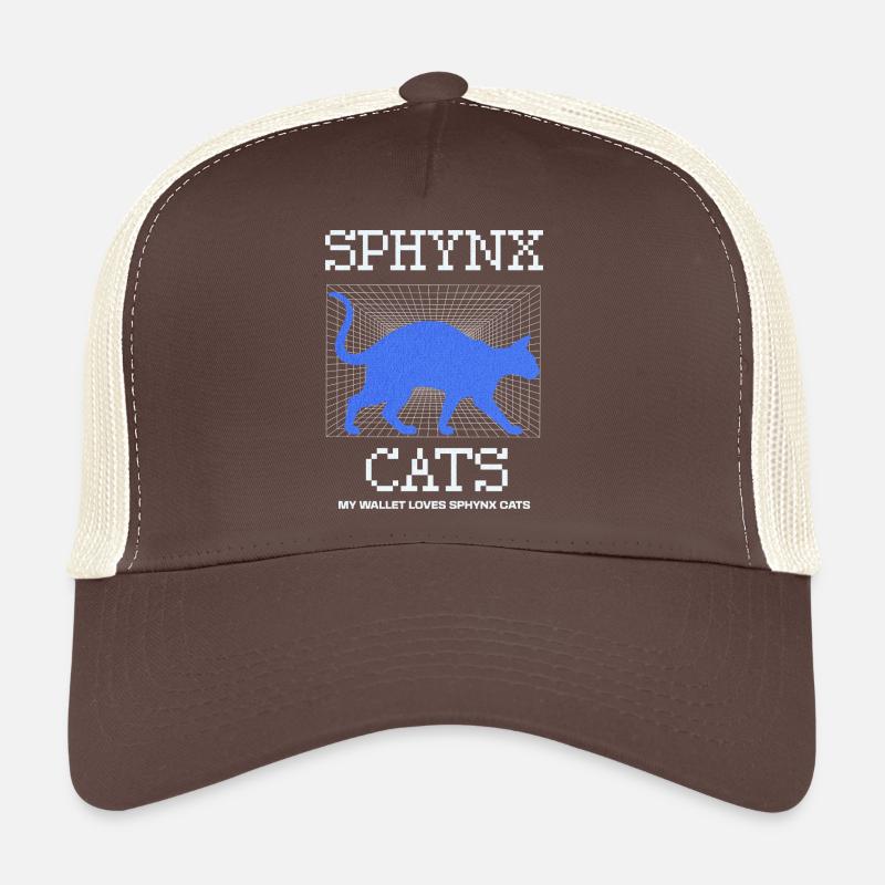 Hairless Sphynx Cat Funny  Trucker Cap