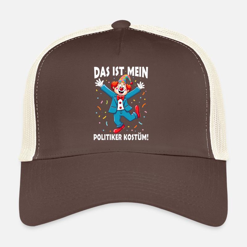 Carnaval costumé Politicien Carnaval Casquette trucker 