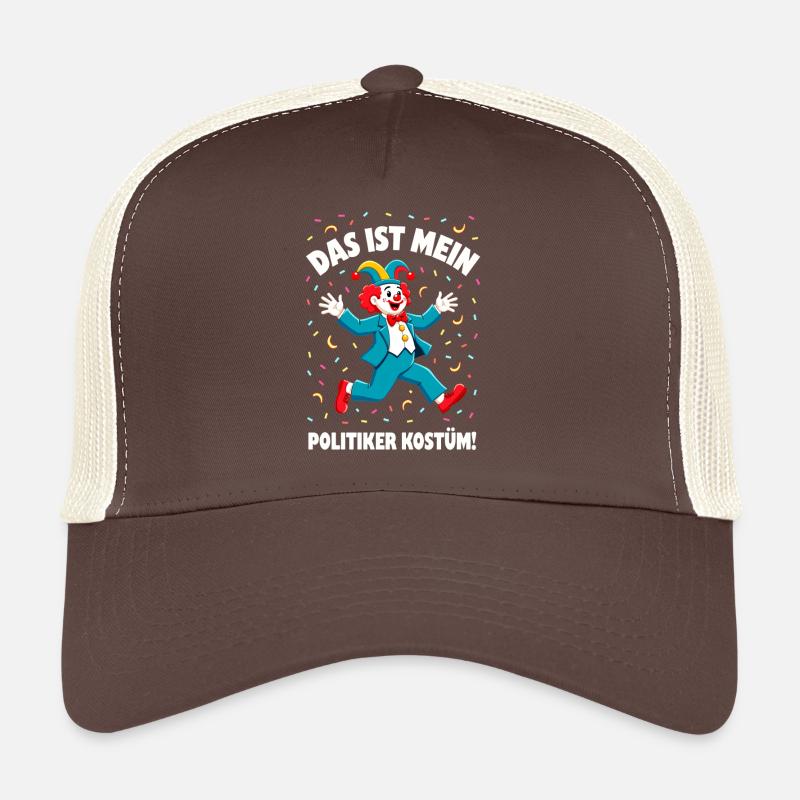 Carnaval costumé Politicien Carnaval Casquette trucker 