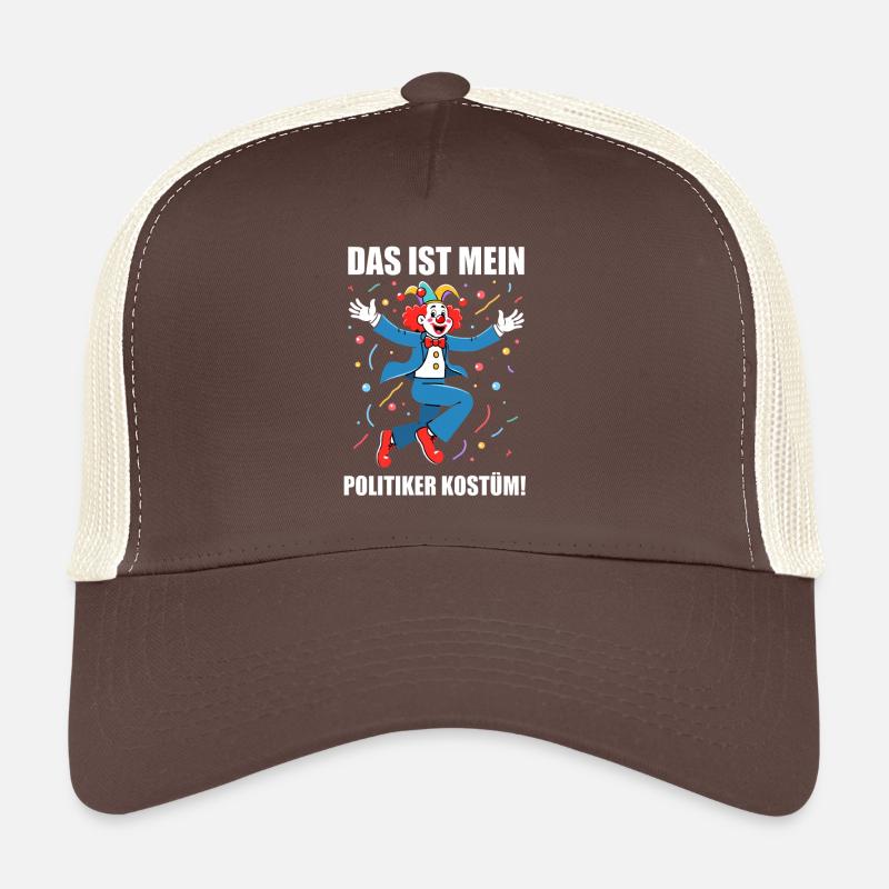 Carnaval costumé Politicien Carnaval Casquette trucker 