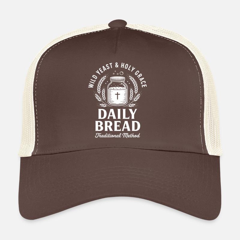 Logo du pot de la méthode traditionnelle Daily Bread Casquette trucker 