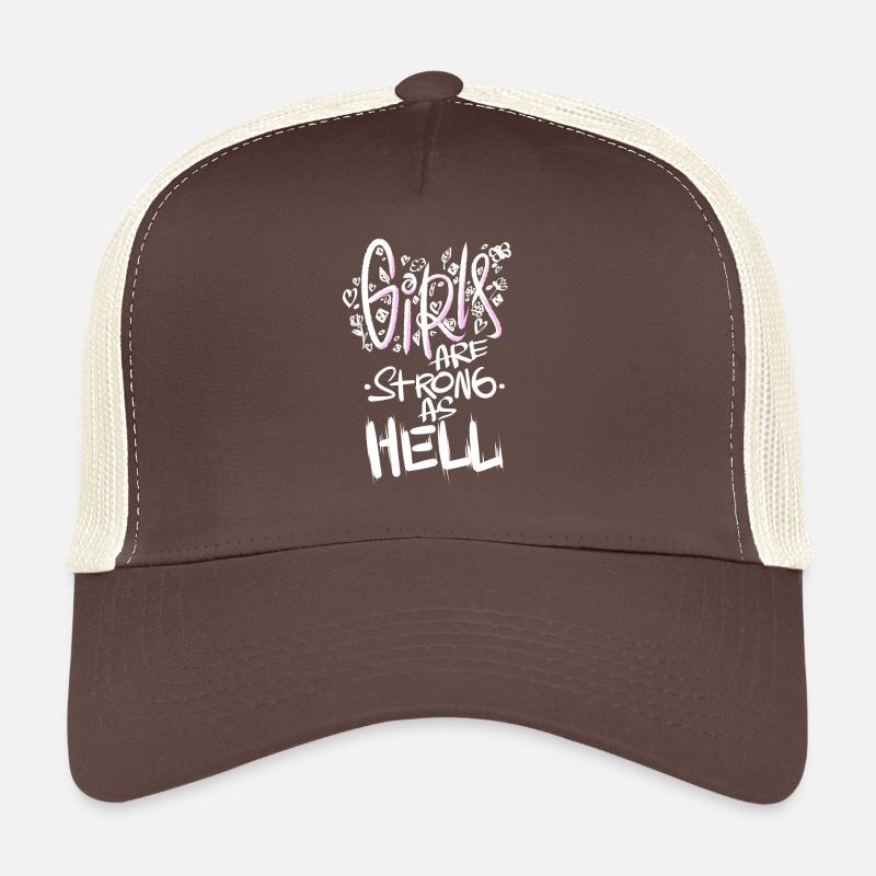 Les filles sont fortes comme l'enfer Casquette trucker 