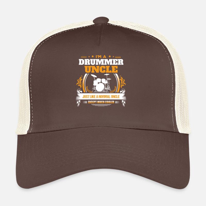Schlagzeuger Onkel Shirt Geschenkidee Trucker Cap