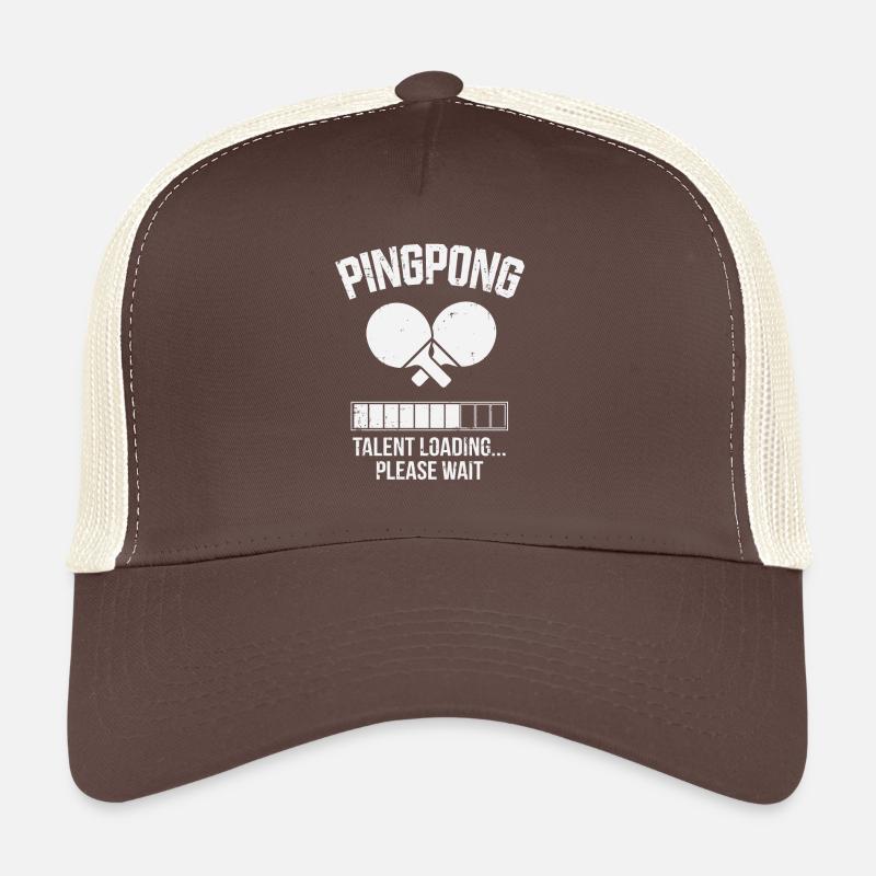Tischtennis Talent lädt Bitte Warten Geschenk Trucker Cap