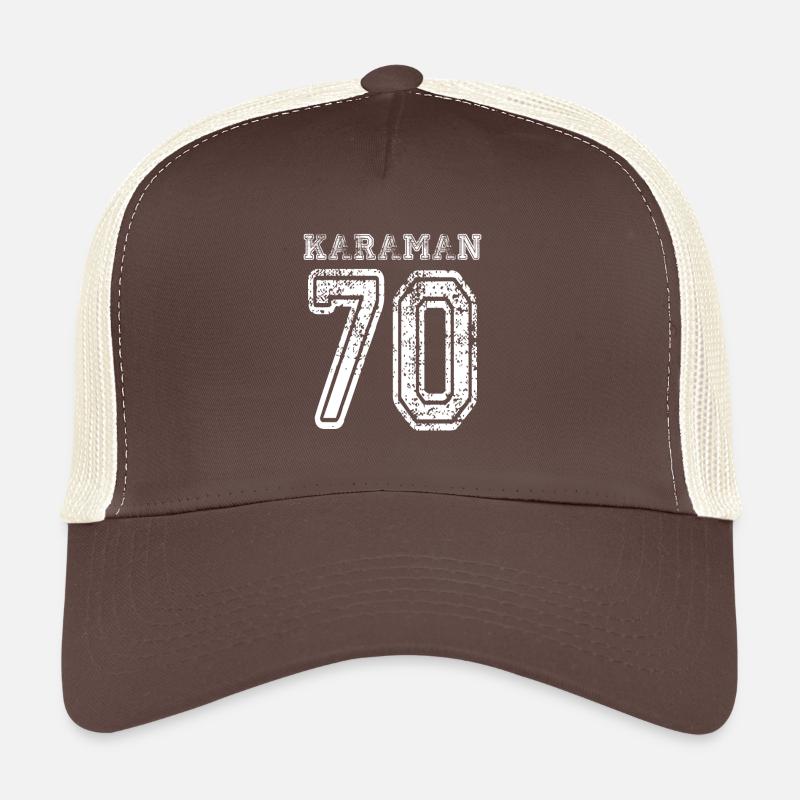 70 Karaman plaque d'immatriculation turque comme un cadeau Casquette trucker 