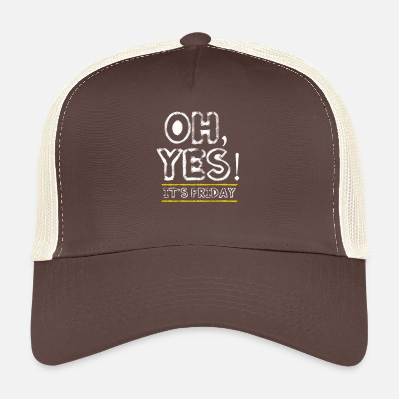 Vendredi - fin de semaine - heure de fermeture Casquette trucker 
