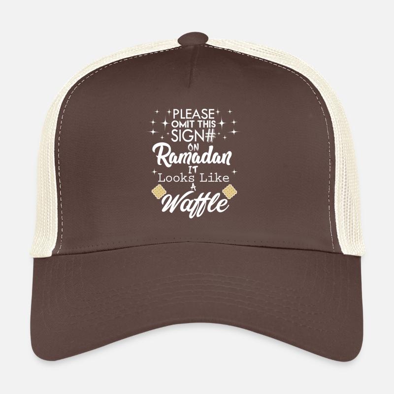 Ramadan T-Shirt - Sieht aus wie eine Waffel Trucker Cap