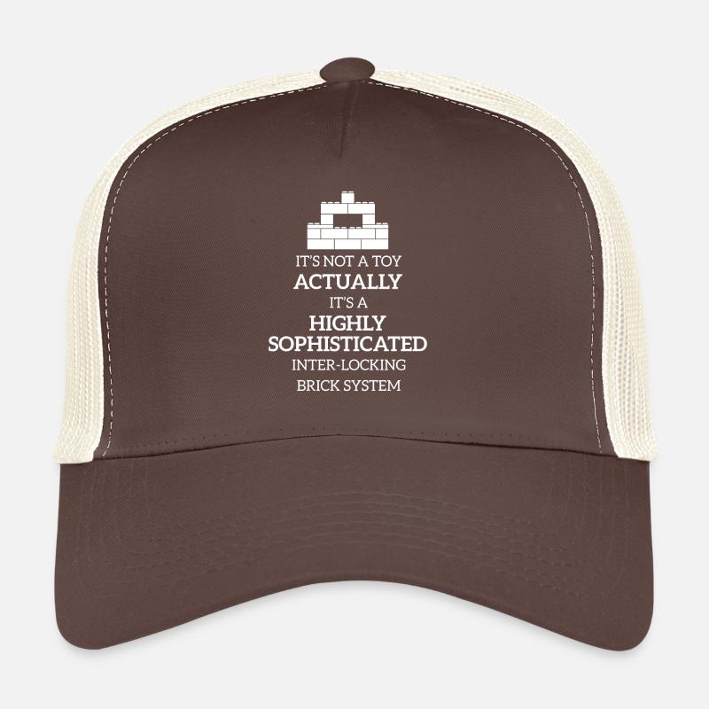 Blocs de construction - Construction - Cadeau - Drôle Casquette trucker 