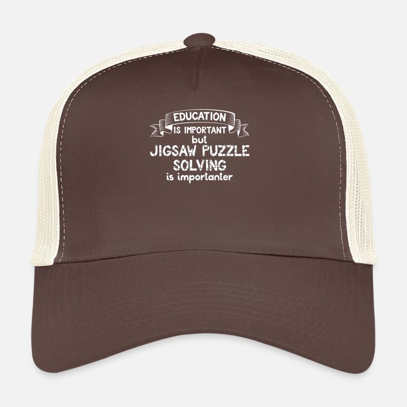 Jigsaw Puzzle - Puzzlen - Puzzle - Bildung Trucker Cap