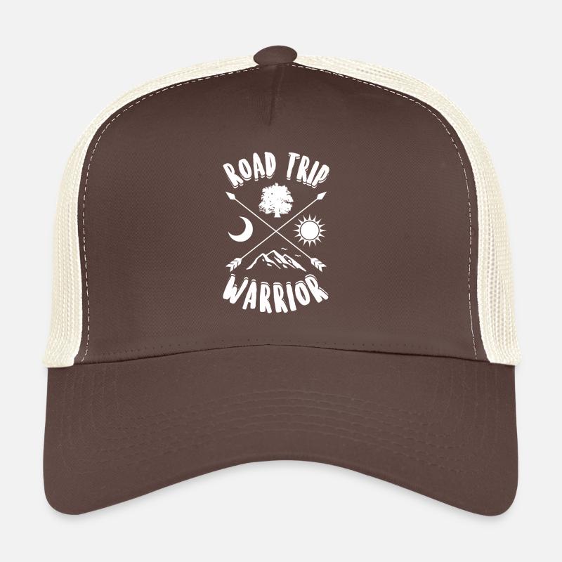 Road Trip - Roadtrip - Trucker Cap - Braun/Beige
