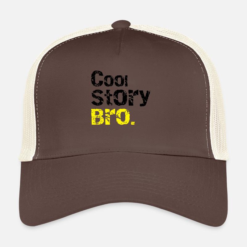 Cool story Bro - Trucker Cap - Braun/Beige