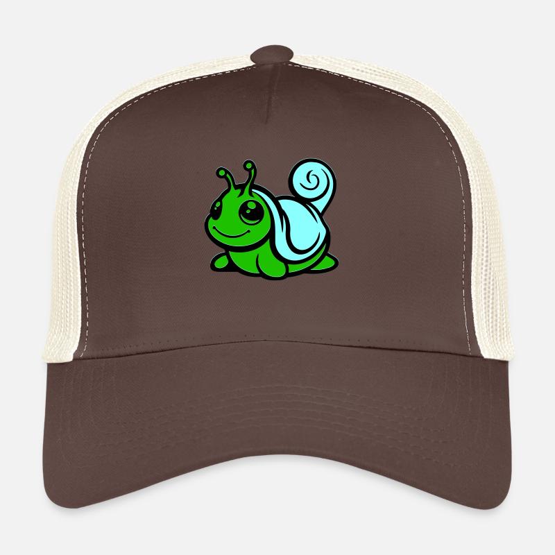 Bande dessinée d’escargot Casquette trucker 