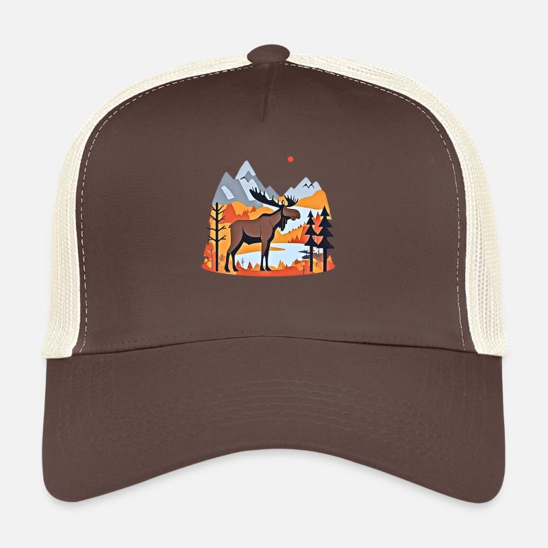 Skandi-Romantik - Trucker Cap - Braun/Beige