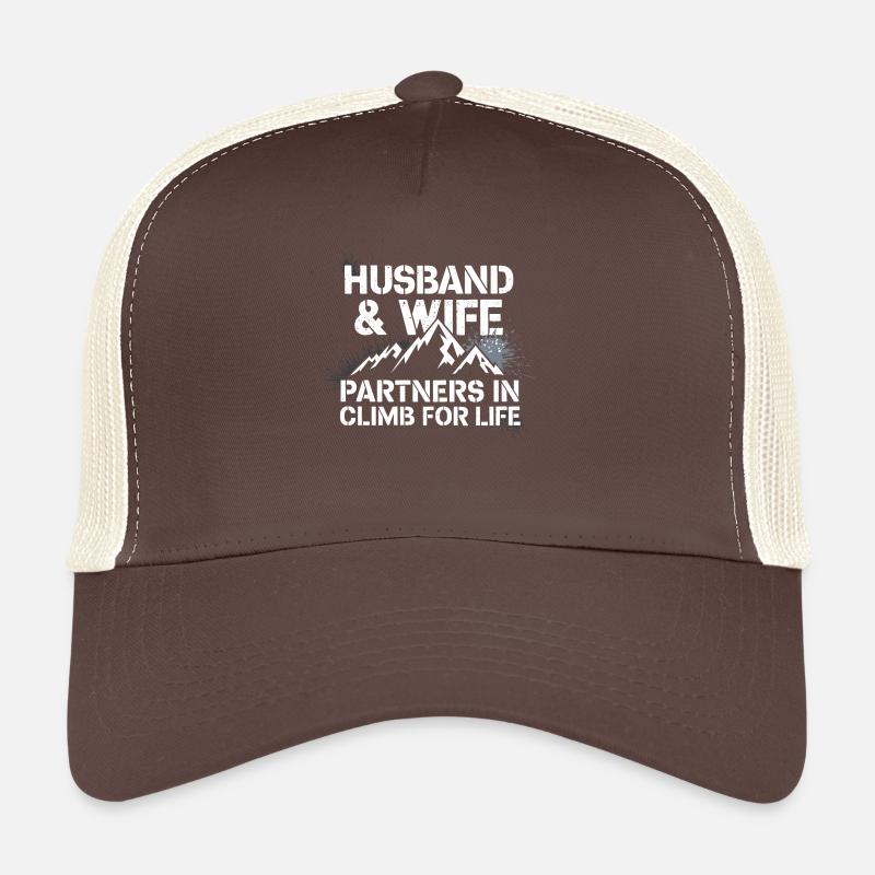 Fun Climbing Partnership for Couples Trucker Cap