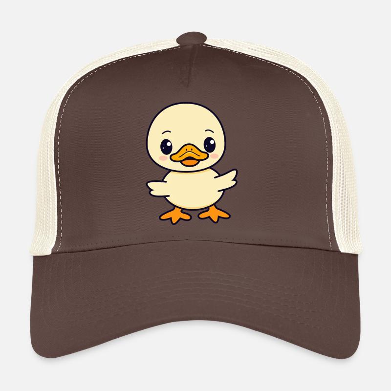 Entchen - Trucker Cap - Braun/Beige