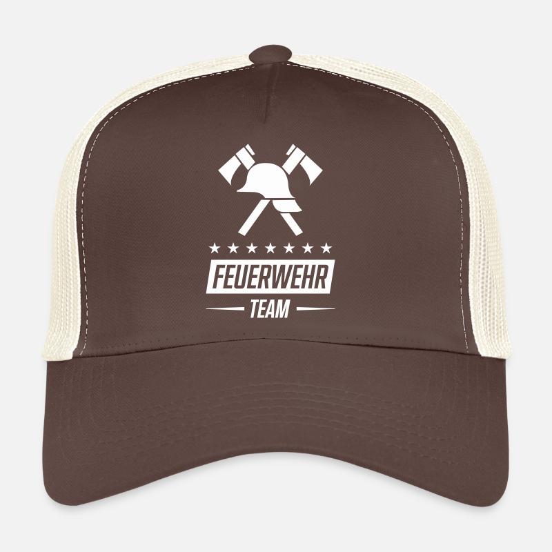 Equipe de pompiers Casquette trucker 