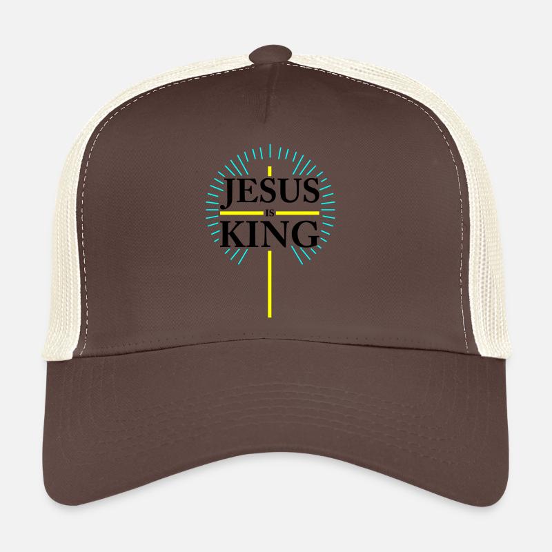 Jésus est Roi Casquette trucker 