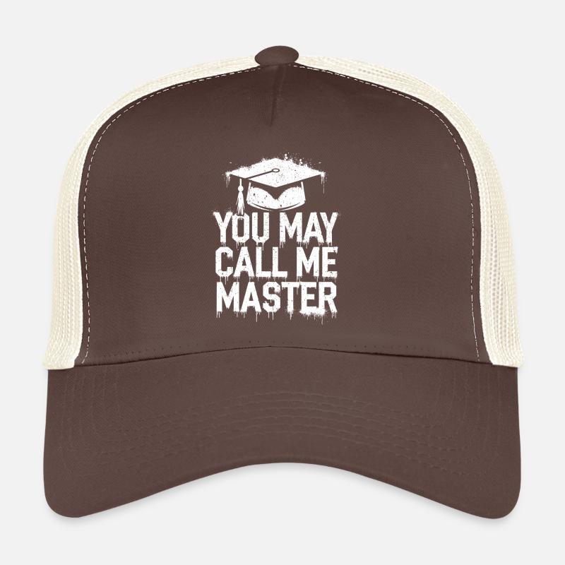 Master Design amusant pour les diplômés Casquette trucker 