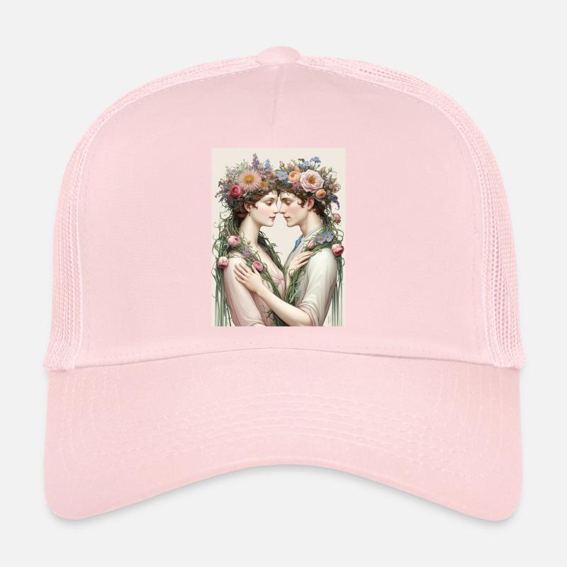 Amoureux et bouquets Casquette trucker 