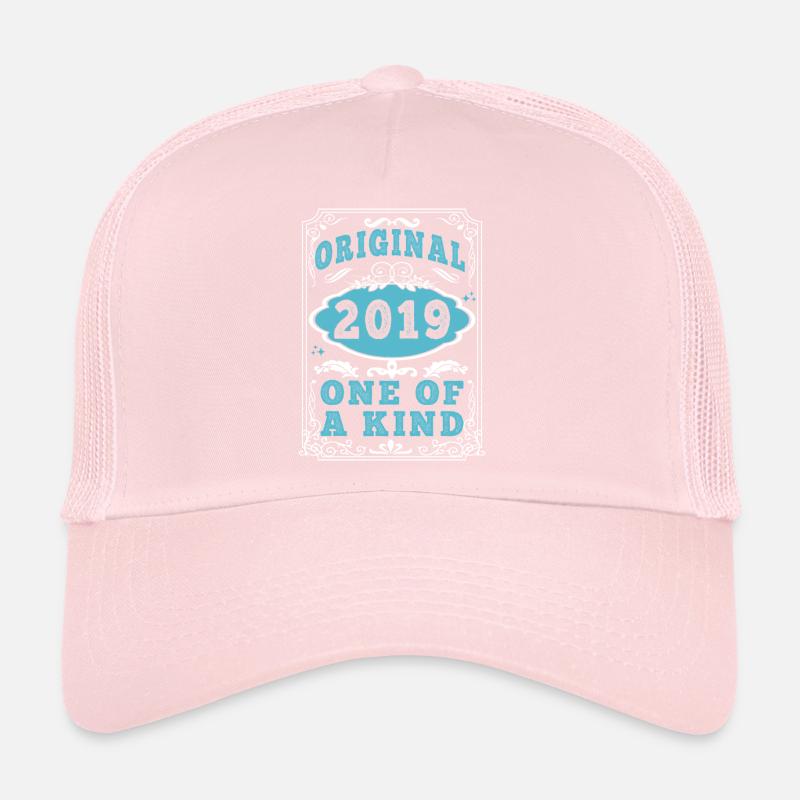 Original 2019 Vintage retro. Tshirt anniversaire 2 Casquette trucker 
