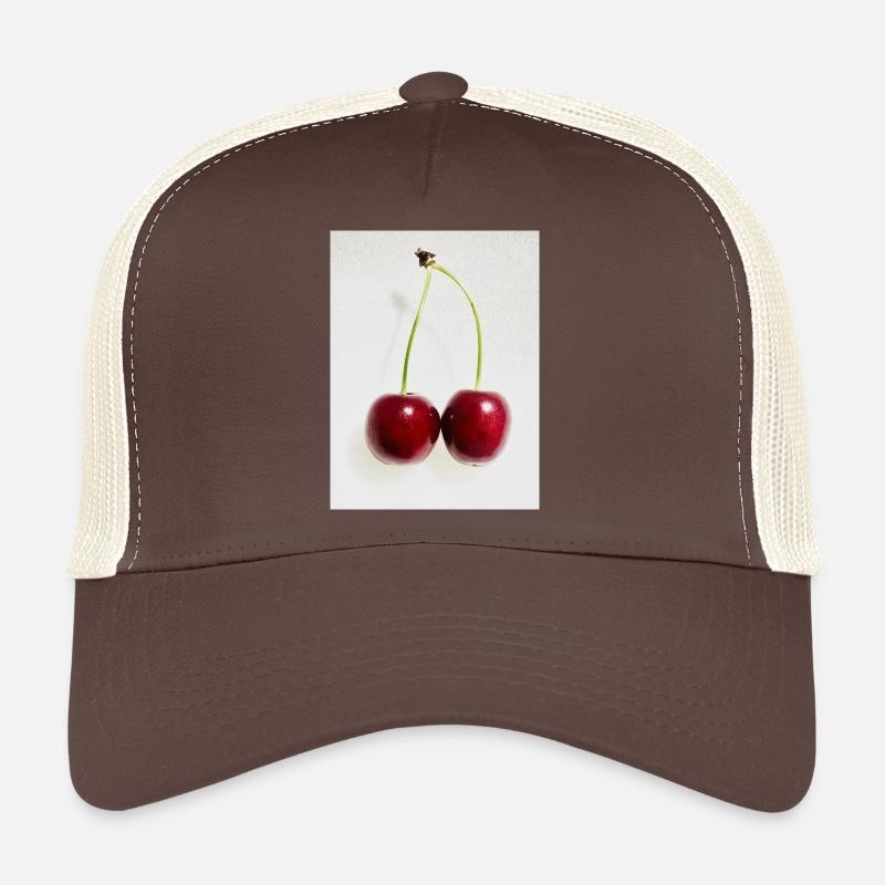 Cherry - Trucker Cap - brown/beige