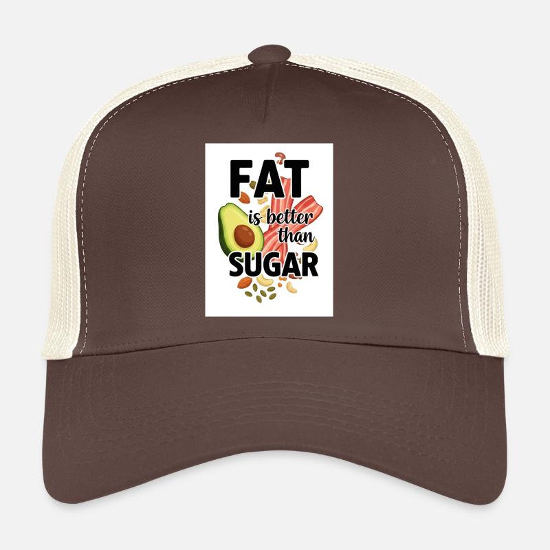 Gesunde Alternative mit Avocado und Fleisch, Keto Trucker Cap