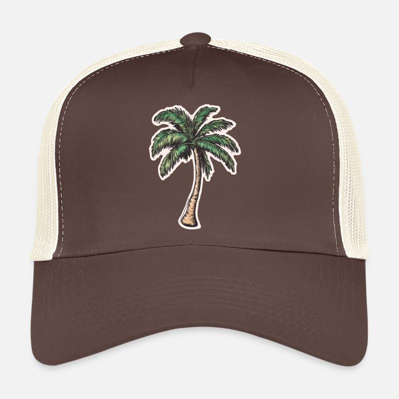 Palm tree Trucker Cap