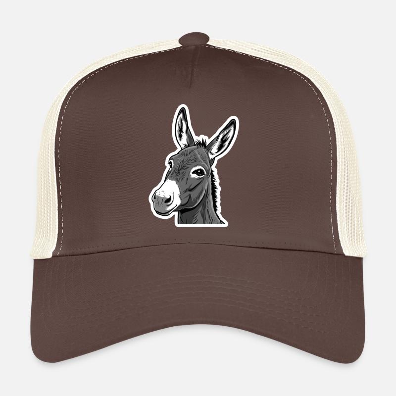 Tête d’âne – Expressive et sympathique Casquette trucker 