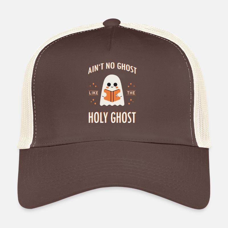 Holy Ghost Halloween Gespenst - Trucker Cap - Braun/Beige