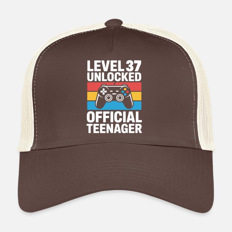 Niveau 37 Débloqué Adolescent Rétro Casquette trucker 
