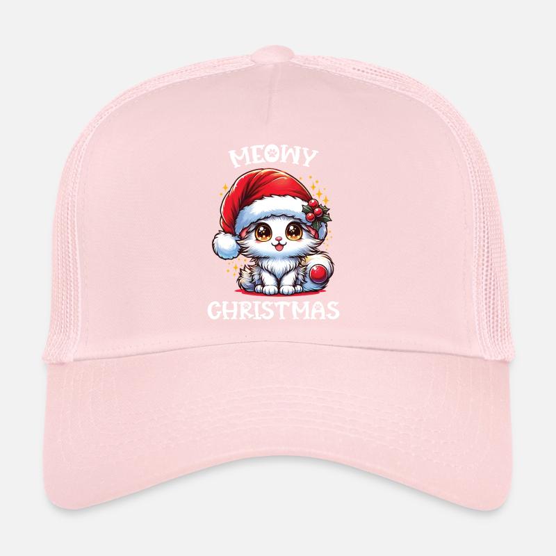 Chaton de Noël Miaousse Casquette trucker 