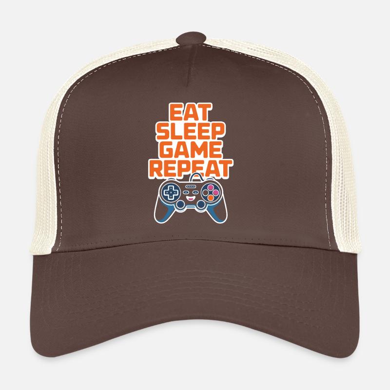 Jeu Manger et Dormer : Répéter Casquette trucker 