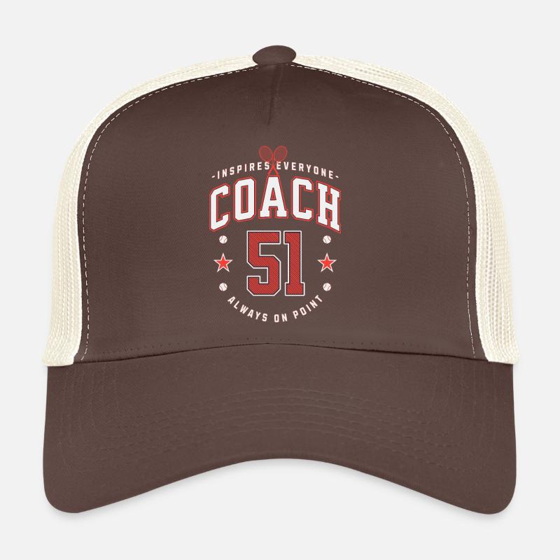 Tennis Coach Geburtstag 1951, Bester Trainer Shirt Trucker Cap