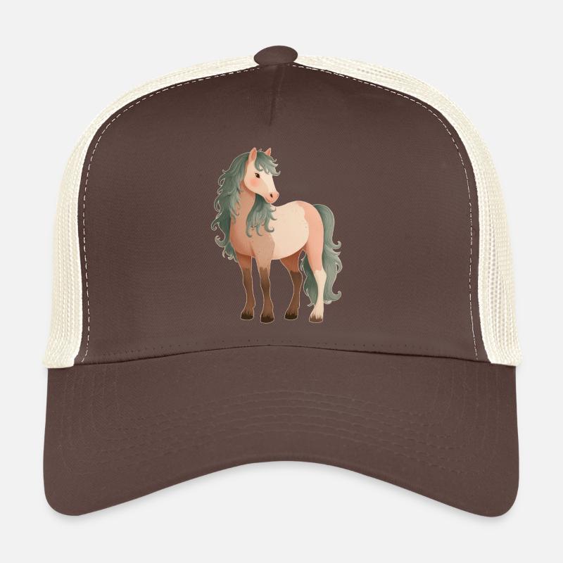 Cheval Poney Mignon Casquette trucker 