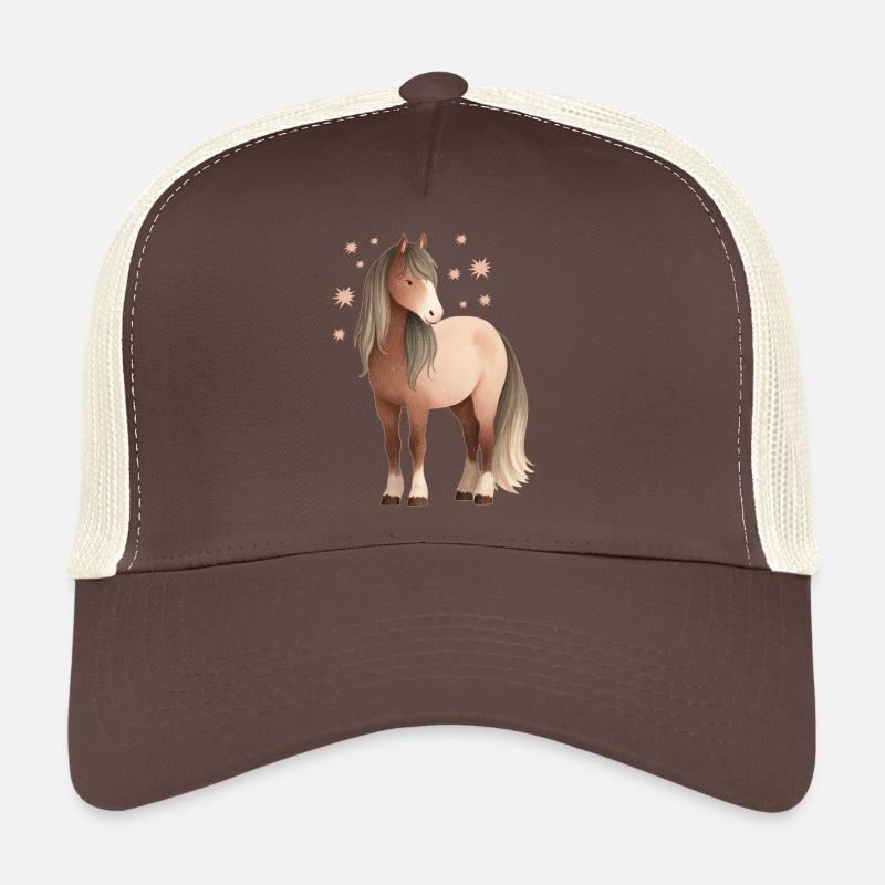 Pferd Sterne Trucker Cap