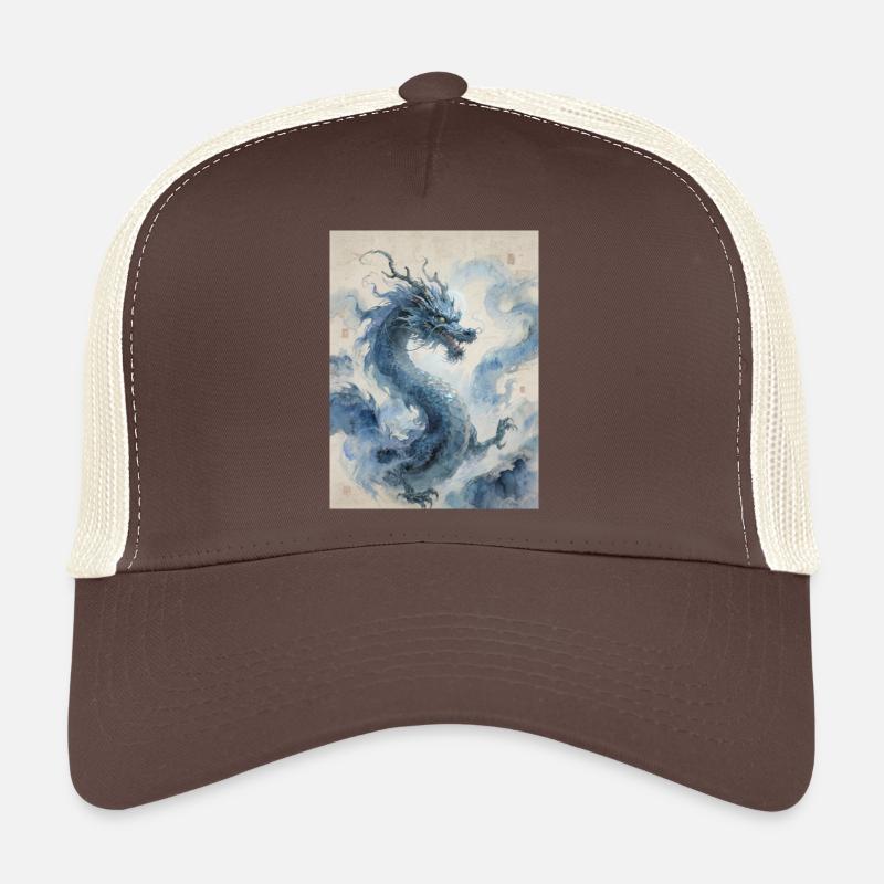 L'Apothéose Céleste : Dragon Bleu – Infinité Casquette trucker 