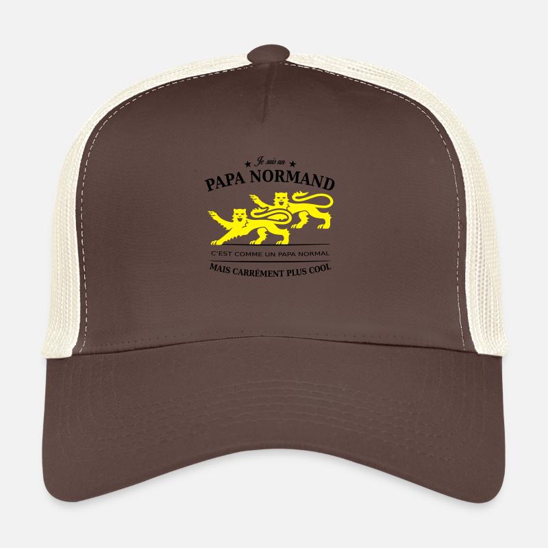 papa normand guepar or - Casquette trucker  - marron/beige