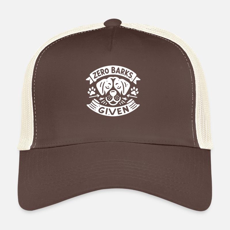 Zéro aboiement donné Casquette trucker 