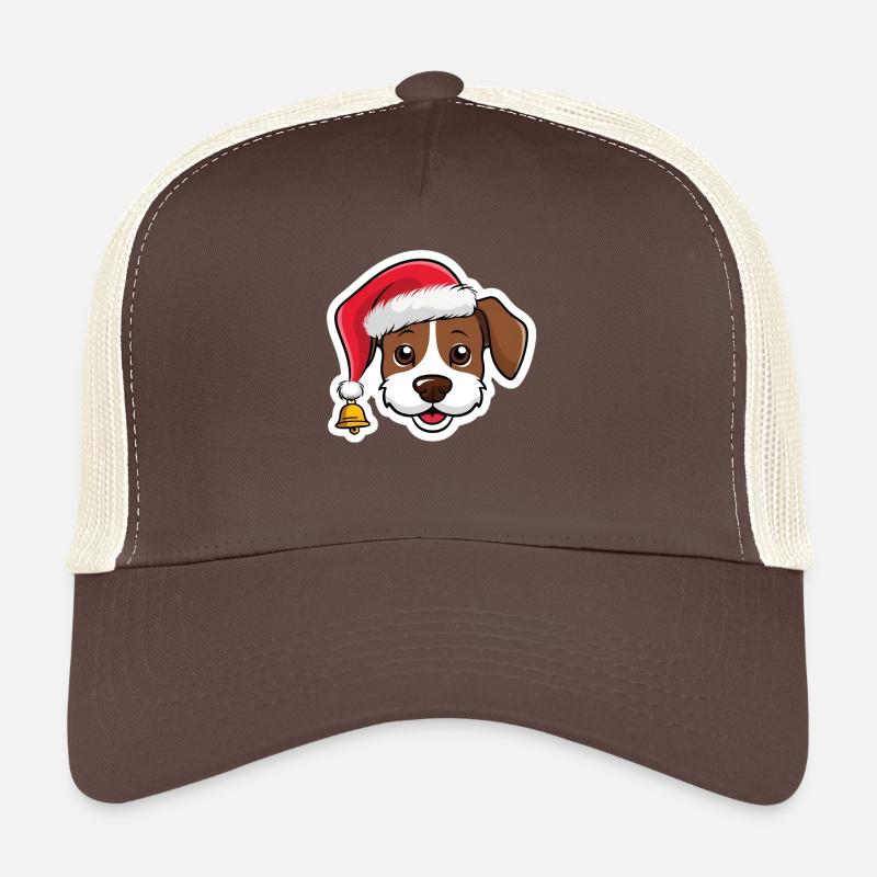 Weihnachten Hund Hunde Weihnachtsgeschenk Süß Trucker Cap