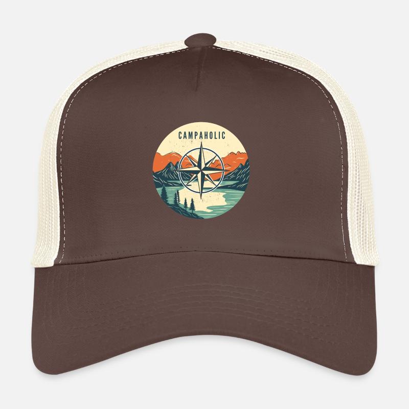 Campaholic - Trucker Cap - brown/beige
