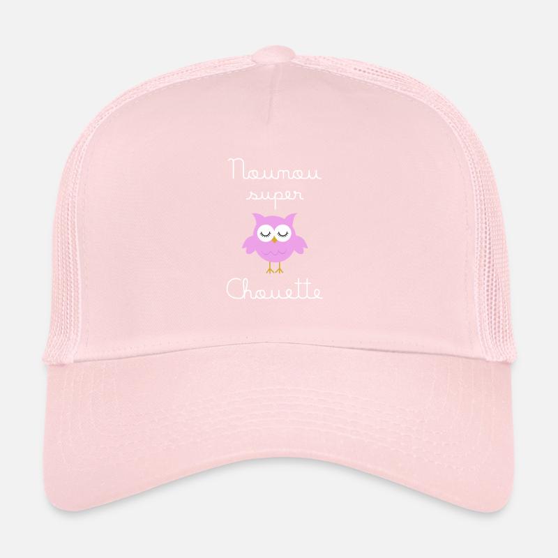 Nounou super chouette (écrit blanc) Casquette trucker 