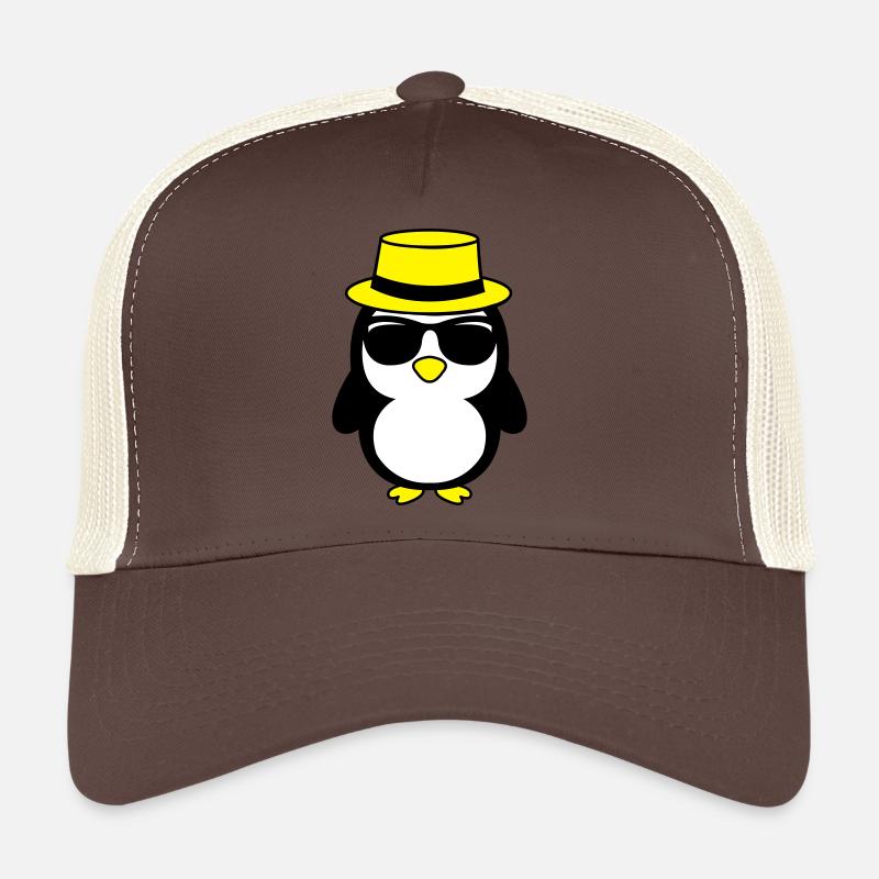 cool_pinguin_02 Trucker Cap