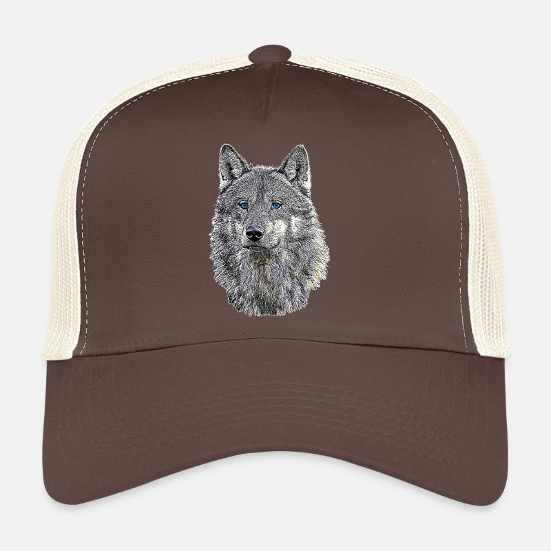 Wolf - Trucker Cap - Braun/Beige