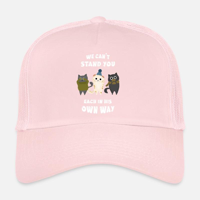 Trois chats ignorants Casquette trucker 