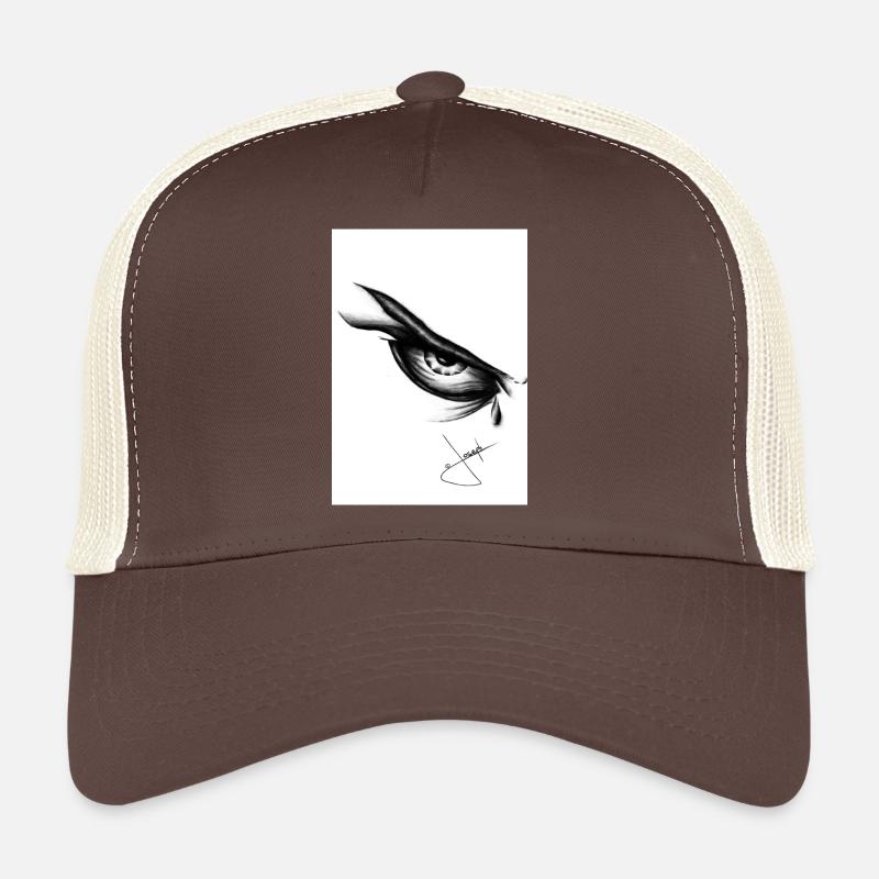 Yeux anges - Casquette trucker  - marron/beige