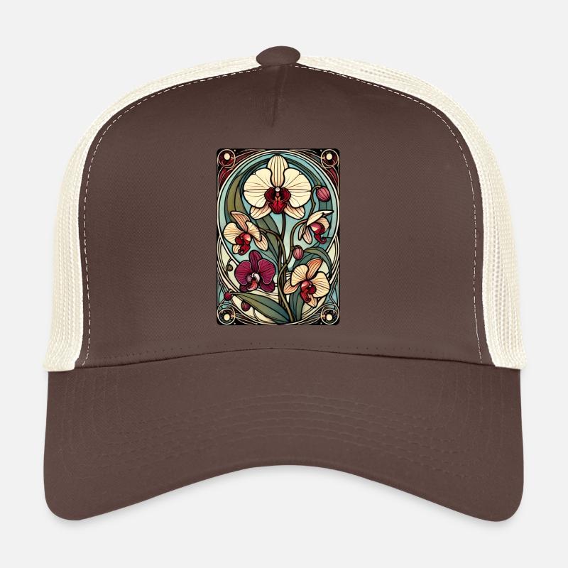 Orchidées Casquette trucker 